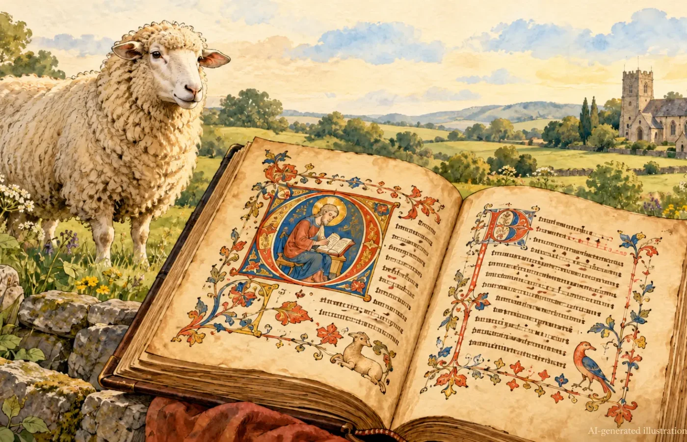 Ancient DNA in Medieval Books Reveals the History of Sheeppox